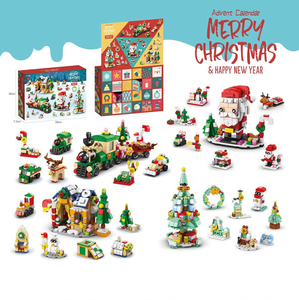 DIY Christmas Advent Calendar Blind Box Building <strong>Blocks</strong> Jesus <strong>Bricks</strong> Toys Countdown Advent Calendars Gifts Christmas Party - Product Image 6