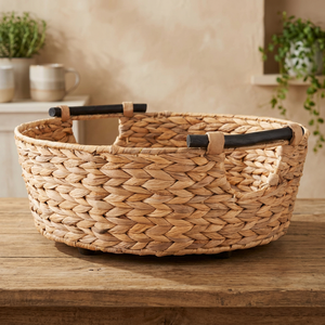 Cesta de Almacenamiento Multifuncional de Mimbre PP Tejida a Mano, para Cocina, Hogar, Jardín, Decoración Moderna, Arreglos Florales, Cestas de Regalo para Bodas - Product Image 4