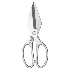 Stainless Steel <b>Kitchen</b> <b>Scissors</b> 95mm Blade Length Multi Purpose For Meat Fish Bone Cutting - Product Image 2