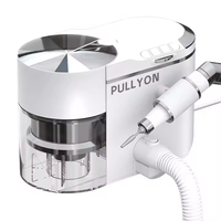 PULLYON Trapano Professionale per Unghie e Aspiratore per Unghie 35000RPM, Lima Elettrica Brushless con Forte Aspirazione 12KPa, Strumento per Salone