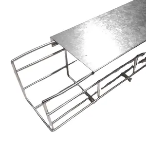 HDMANN สแตนเลส SS304 Ss 316ลวดตาข่ายสายเคเบิลถาด/ถาดลวดตาข่าย