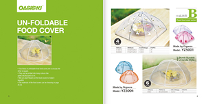 Gấp thực phẩm bao gồm 4 bên lưới polyester thực phẩm bao gồm <span class=keywords><strong>Net</strong></span> thực phẩm bao gồm, lưới thực phẩm bao gồm, món ăn bao gồm thực phẩm ô dù - Product Image 6