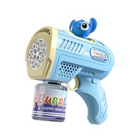 Pistolet à bulles électrique Gatling entièrement automatique pour enfants, machine à bulles en plastique pour influenceurs, jouet de stand