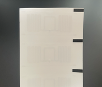 Tissu tissé lavable étiquettes en tissu RFID lin nylon UHF RFID étiquette de vêtements étiquettes textiles en soie pour la gestion des vêtements