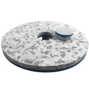 16inch With fleence and pu with mixed melamine pad India Machines Single disc polishers manufacture polishing pads
