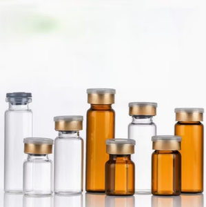 Cosmetic Empty Packaging Bottles 3/5/10ml Clear Glass Wholesale Custom Brand Printing In Stock - Product Image 3