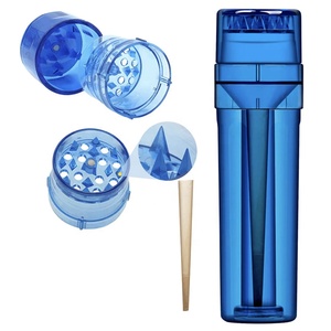 Mới Sáng Tạo <span class=keywords><strong>2</strong></span> Trong <span class=keywords><strong>1</strong></span> Máy Xay Với Lưu Trữ Thiết Kế Độc Đáo Một Dừng Hút Thuốc Bán Buôn Khói Cửa Hàng Thuốc Lá Máy Xay - Product Image 1