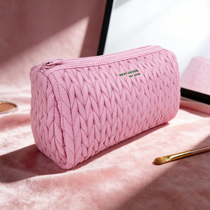 Bolsa de Maquillaje Estética a Medida Diseñador Acolchado de Algodón Natural Orgánico Beauty Cosmético Bolsas de Toallas para Mu - Product Image 1