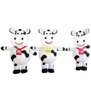 Costume <span class=keywords><strong>gonflable</strong></span> publicitaire personnalisé de vache marchante, personnage animé, <span class=keywords><strong>poupée</strong></span> de défilé pour publicité <span class=keywords><strong>gonflable</strong></span> - Product Image 6