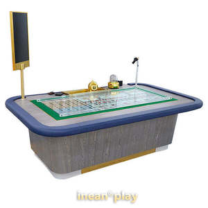 Table de jeu de <span class=keywords><strong>casino</strong></span> professionnelle Sic Bo avec dés électroniques pour le divertissement de jeu, plateau de fabrication personnalisé pour le poker et le <span class=keywords><strong>blackjack</strong></span> - Product Image 3