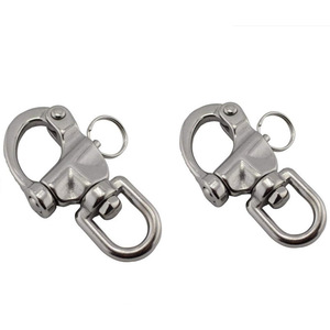 Eda T316 Stainless Steel Spring Swivel Shackle <b>Quick</b> <b>Connector</b> Marine Yacht Hardware Accessory - Product Image 1