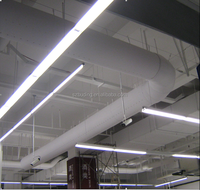 Personnalisé moderne industriel de haute résistance anti-moisissure ignifuge HVAC systèmes de ventilation conduits de chauffage hôpitaux gymnases halls