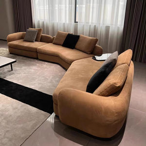 Sofá Seccional en Forma de L de Cuero Genuino Poliformm Saint Germain, Diseño Italiano Moderno, Asientos Cómodos, Precio de Lujo - Product Image 4