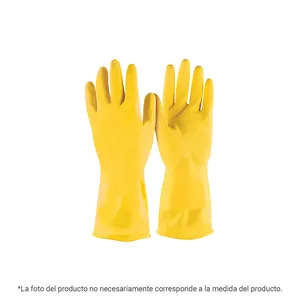 Master con unità 144 guanti in lattice per la pulizia, giallo, XCH, Pretul - Product Image 1