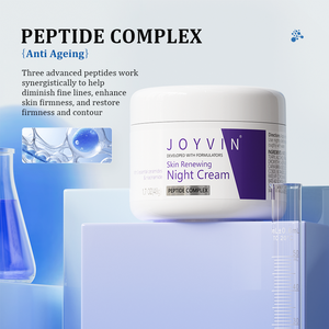 Vente en Gros de Peptides de Niacinamide Crème de Nuit Renouvelant la Peau Peptides Acide Hyaluronique Hydratant Réparateur pour le Visage - Product Image 4