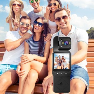 กล้องแอคชั่นแคมเมรา 1080P แบบพกพาสำหรับกีฬากลางแจ้ง กล้องบันทึกภาพการปั่นจักรยาน สีดำ - Product Image 4