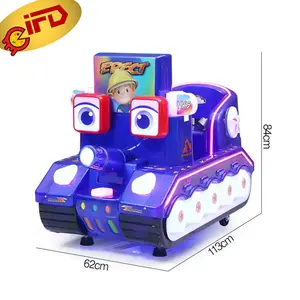IFD vendita calda cartone animato a dondolo serie di auto a gettoni per bambini giostre altalena macchina da gioco per bambini