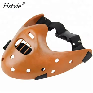 Hstyle 2025 Hot Style Máscara de resina de Halloween MJC021the Silence of Lambs Masquerade Mask Resina Movie Props para adultos Masquerade - Product Image 4