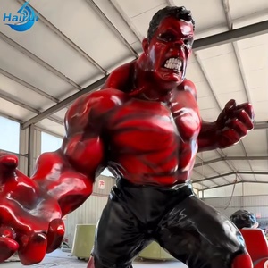 Grande Statua di Personaggio d'Azione per Esterni, Scultura Decorativa per Centro Commerciale, Parco, Monumento, Opera d'Arte Pubblica, Sculture di <span class=keywords><strong>Hulk</strong></span> e Uomo Verde - Product Image 3
