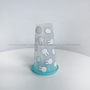 Gobelets en plastique à prix abordable, prêts à être expédiés directement de l'usine, impression couleur, cadeau promotionnel, <span class=keywords><strong>lot</strong></span> en stock, motif lapin - Product Image 6
