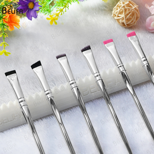 Pinceau à <span class=keywords><strong>sourcils</strong></span> professionnel à poils synthétiques, petit pinceau à <span class=keywords><strong>sourcils</strong></span> incliné, pinceau à eye-liner unique, vente chaude - Product Image 3