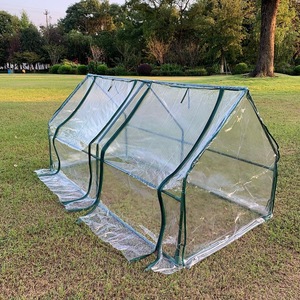 Serra da Giardino con Struttura <span class=keywords><strong>in</strong></span> Ferro, Casetta per Fiori, Giardino d'Inverno a Tunnel per Piante Grasse, Casetta Isolante Antipioggia per Piante - Product Image 4