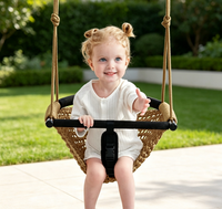 Harnais de sécurité pour balançoire pour tout-petits Ropecube, tricoté à la main, corde réglable, utilisation intérieure/extérieure, garderie, maison, maternelle, parc de trampolines