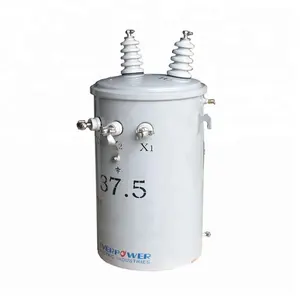 single phase amrphous metal core transformer 13.8kv pole mounted transformer