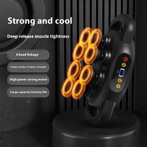 Massaggiatore per collo addominale con dispositivo Multi-velocità per rilassamento muscolare a 8 teste per applicazione delle gambe - Product Image 6