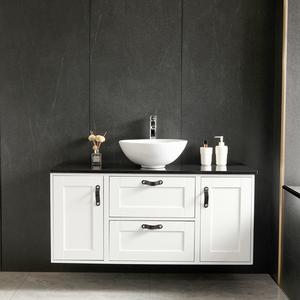 4 Drawer Storage Wash Basin Classic Floating 36 Inch Bathroom Vanity Cabinet with Sink