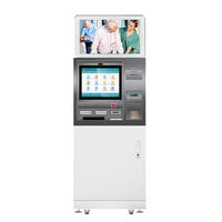 à commande automatique pour PC à écran tactile debout de 32 pouces, Kiosque interactif d'imprimante Android POS en libre-service