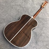 Guitare électro-acoustique 40 pouces avec égaliseur, table en cèdre massif, dos en palissandre, manche en acajou et binding en érable – Meilleur prix de gros