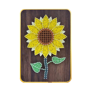 Tự làm treo trang trí nội thất gỗ tùy chỉnh thủ công móng tay chuỗi nghệ thuật DIY Kit với khung - Product Image 6