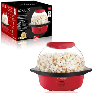 ACKILISS ACL-96951 Máquina de Palomitas de Maíz de Aire Caliente 550W 2.85L, Fácil de Limpiar, con Soplado de Aire Caliente para Hacer Palomitas y Snacks Familiares Diarios - Product Image 1
