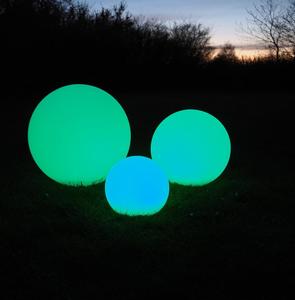 12-inch mặt trăng RGB <span class=keywords><strong>LED</strong></span> bóng đèn orbs không dây có thể sạc lại Trắng phát ra hình cầu đèn cho chiếu sáng ngoài trời - Product Image 2