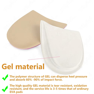 Semelles intérieures unisexes en silicone à talon compensé, soutien médial et latéral, inserts orthopédiques correcteurs pour jambes en O/X - Product Image 4
