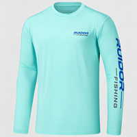 Chemise de pêche pour homme avec logo personnalisé, protection UV UPF 50+, manches longues, séchage rapide, respirante, polyester et élasthanne, jersey de pêche