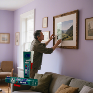 Mastics adhésifs blancs sans clous personnalisés professionnels <span class=keywords><strong>Silicone</strong></span> SBS colle Construction emballage pour le travail du bois pâte verre-liquide - Product Image 3
