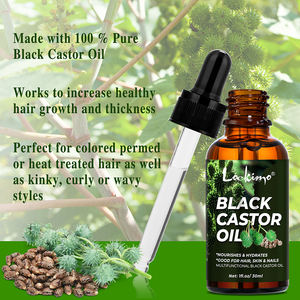 Aceite de Ricino Negro 100% Puro Prensado en Frío al por Mayor, Aceite de Ricino Orgánico de Nutrición Profunda para el Cabello, Apto para Todo Tipo de Cabello, para el Cuidado Capilar - Product Image 2