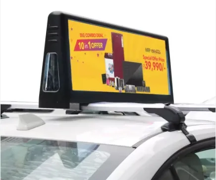 Waterproof Car Top Led Display P2.5 P4 P5 Advertising Digital LED Sign Double Sides 4G WIFI Taxi Top LED Display