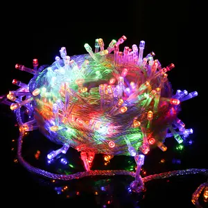 1000 led Cổ Tích chuỗi đèn trang trí Giáng sinh IP44 đánh giá 220V Xmas Đèn Ngoài Trời Trắng Đỏ Xanh Hồng ấm trắng vàng