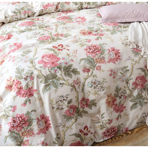 Luxury Printed French Floral <strong>Duvet</strong> <strong>Cover</strong> Set White Hotel Cotton <strong>Waffle</strong> <strong>Duvet</strong> <strong>Cover</strong> Set Modern Luxury <strong>Duvet</strong> <strong>Cover</strong> - Product Image 3