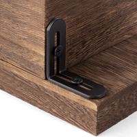 Support d'angle en acier inoxydable à 90 degrés en forme de L supports de fixation à angle droit en métal pour étagère de fixation de meubles en bois renforcée
