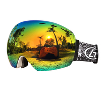 Masque de ski double lentille anti-buée confortable et personnalisé, lunettes de sport pour la neige, vente directe d'usine, vente en gros de masques de ski