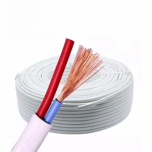 2core Copper core PVC insulated electric flat electrical wire BVVB Electrical flat Wire house wiring electric