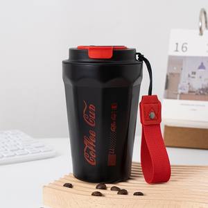 NOUVEAU Tasse à café isolée de 390ml, <span class=keywords><strong>bouteille</strong></span> d'eau thermique en acier inoxydable 304, tasse de voiture portable, idée cadeau - Product Image 6
