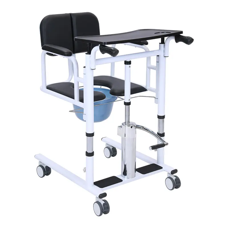 Sedia di trasferimento di sollevamento della sedia di trasferimento dell'ascensore del paziente disabile manuale multifunzionale per le sedie a rotelle del paziente di trasferimento degli anziani