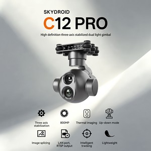 Cámara con Gimbal de 3 Ejes para Dron Skydroid C12 PRO, Cámara Térmica Infrarroja de 512x384, Video 4K, Transmisión IP RTSP para Inspección de Tuberías Eléctricas - Product Image 2
