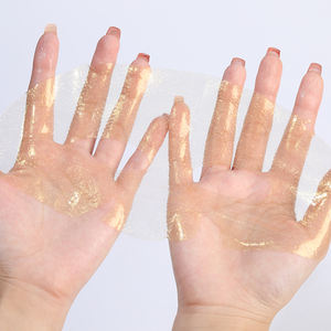 Masque de nuit hydratant anti-rides en feuille de collagène bio cristallin à la vitamine C pour lifting profond du visage (vente en gros) - Product Image 2