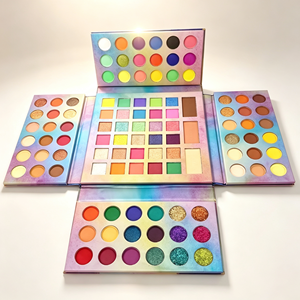 Palette de fards à paupières pour femmes, 105 couleurs, haute pigmentation, minérale, imperméable, PASTEL Paradise, vente en gros de nouveaux produits cosmétiques de maquillage - Product Image 1
